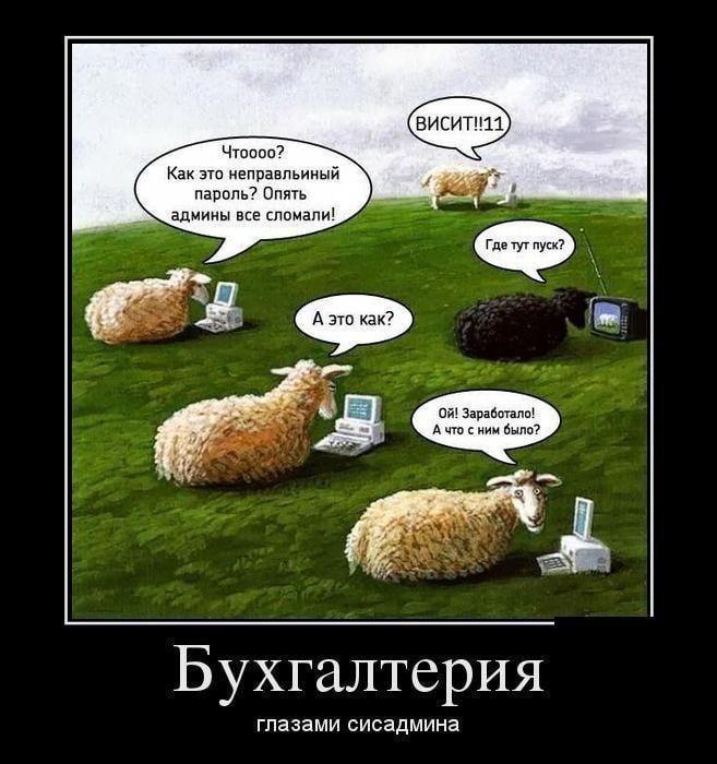 Чтооо? Как это неправильный пароль? Опять админы все сломали! ВИСТИТ!!!11 Где тут пуск? А это как? Ой! Заработало! А что с ним было?