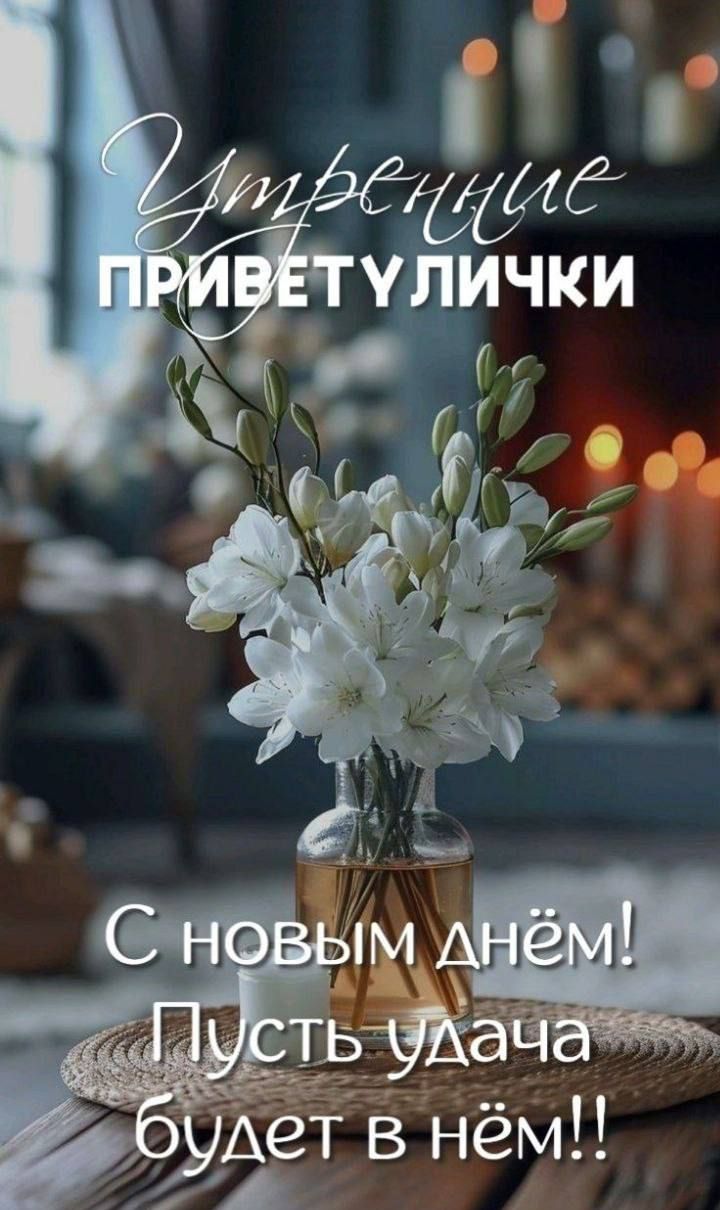 С новым днём! Пусть удача будет в нём!!