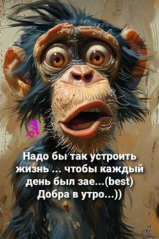Надо бы так устроить жизнь ... чтобы каждый день был зае...(best) Добра в утро...))