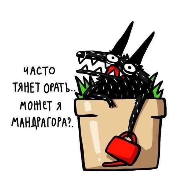 Часто тянет орать... может я мандрагора?