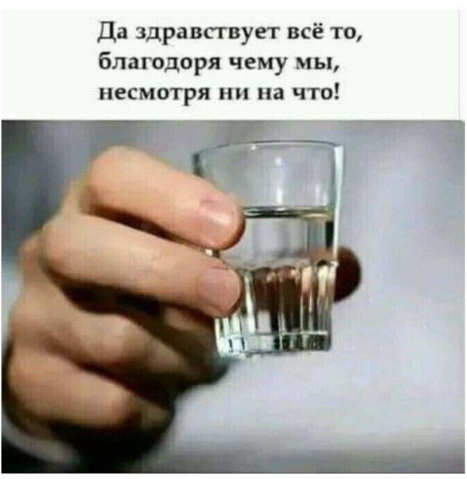 Да здравствует всё то, благодаря чему мы, несмотря ни на что!