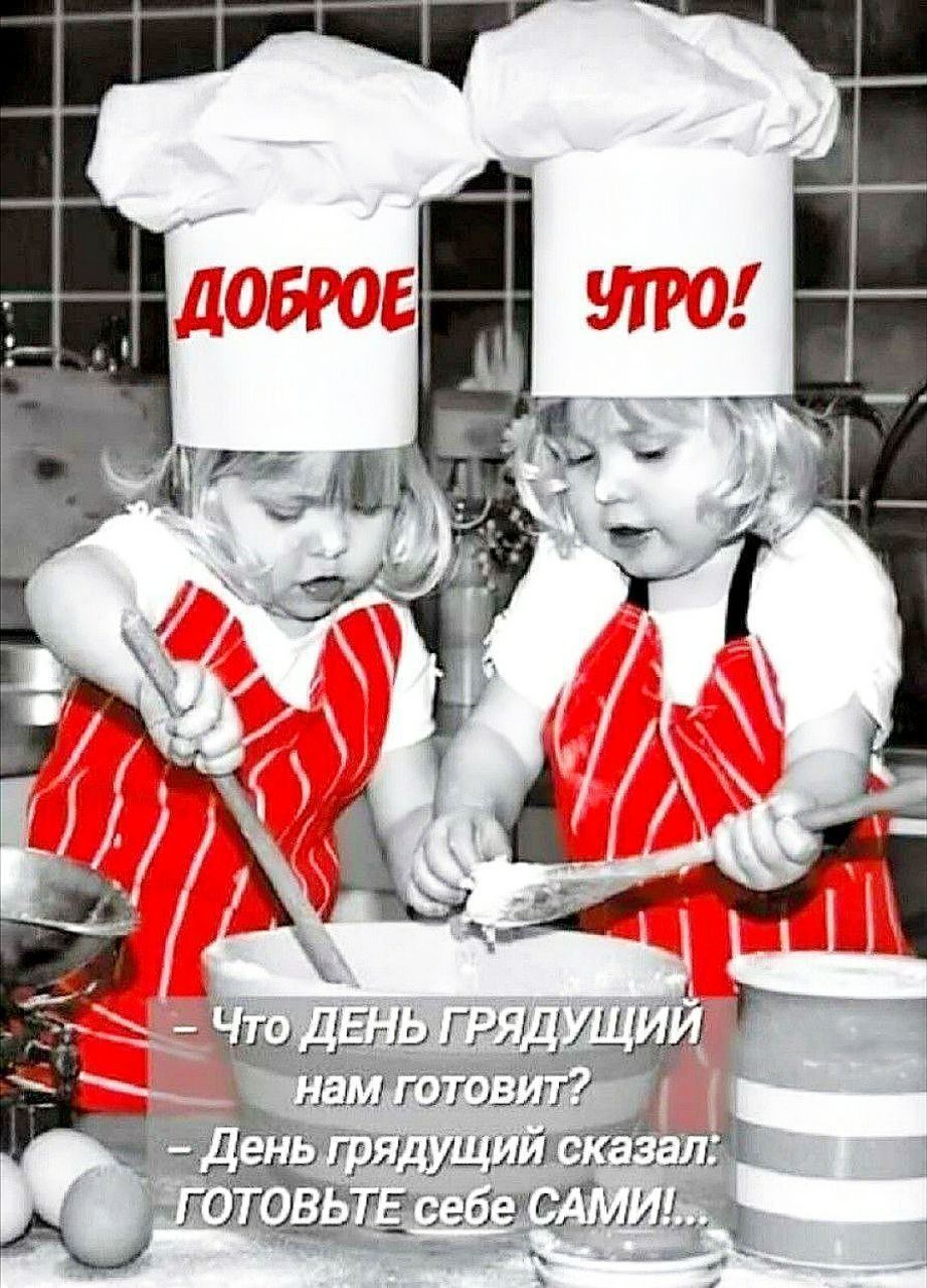 Доброе утро! Что день грядущий нам готовит? День грядущий сказал: ГОТОВЬТЕ себе САМИ!