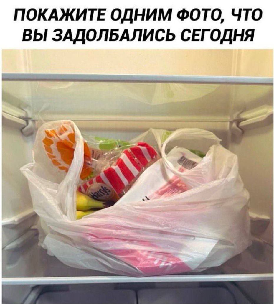 ПОКАЖИТЕ ОДНИМ ФОТО, ЧТО ВЫ ЗАДОЛБАЛИСЬ СЕГОДНЯ