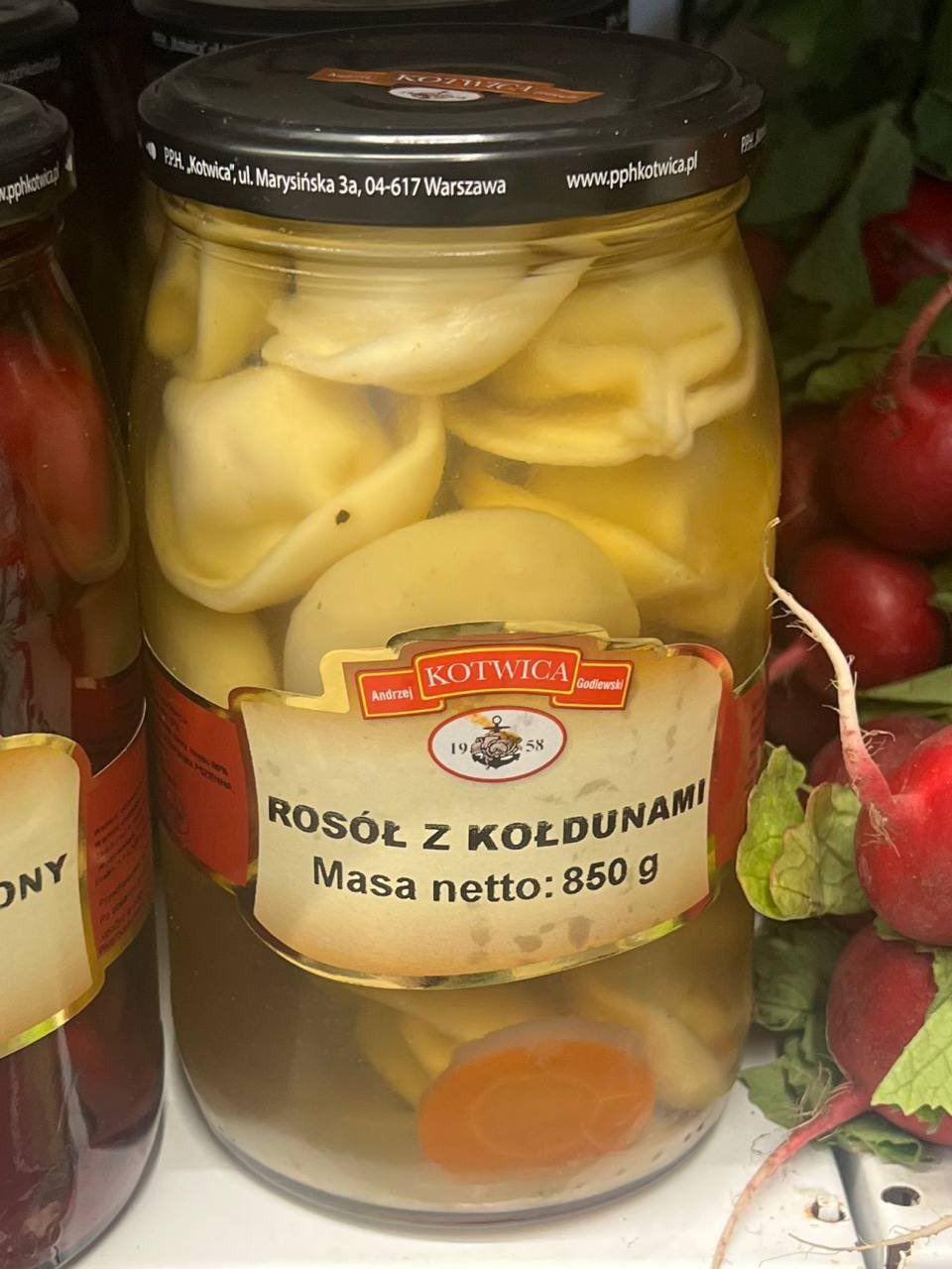 Rosół z kołdunami Masa netto: 850 g