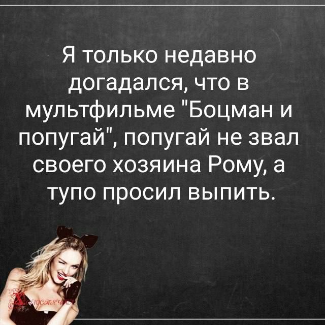 Я только недавно догадался, что в мультфильме 