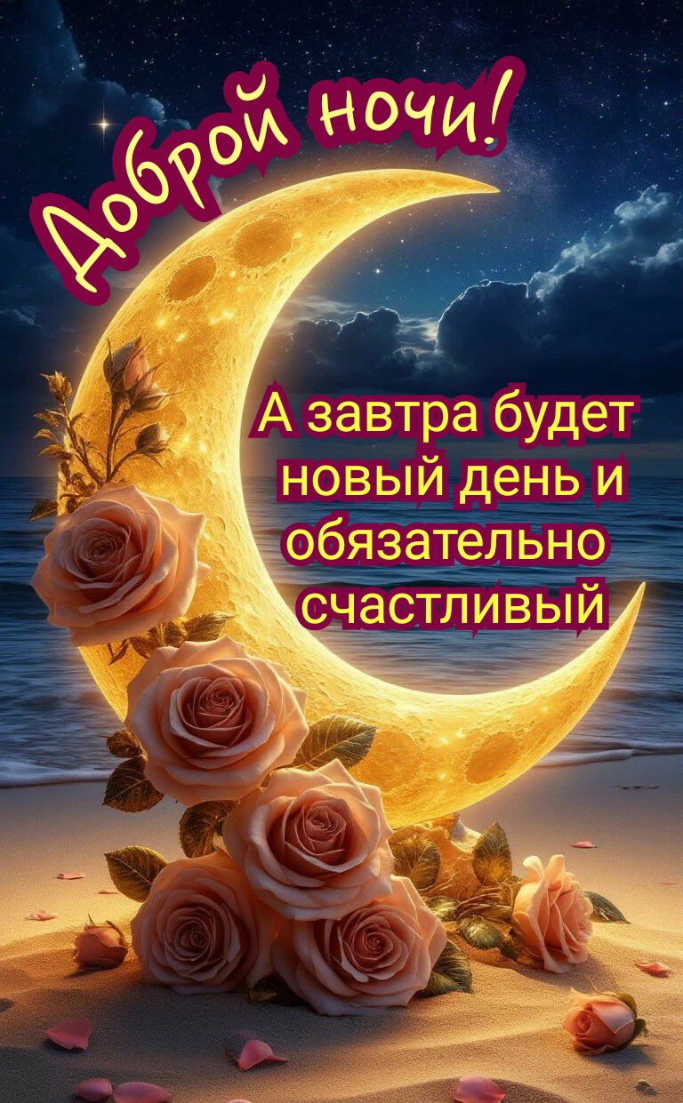 Доброй ночи! А завтра будет новый день и обязательно счастливый