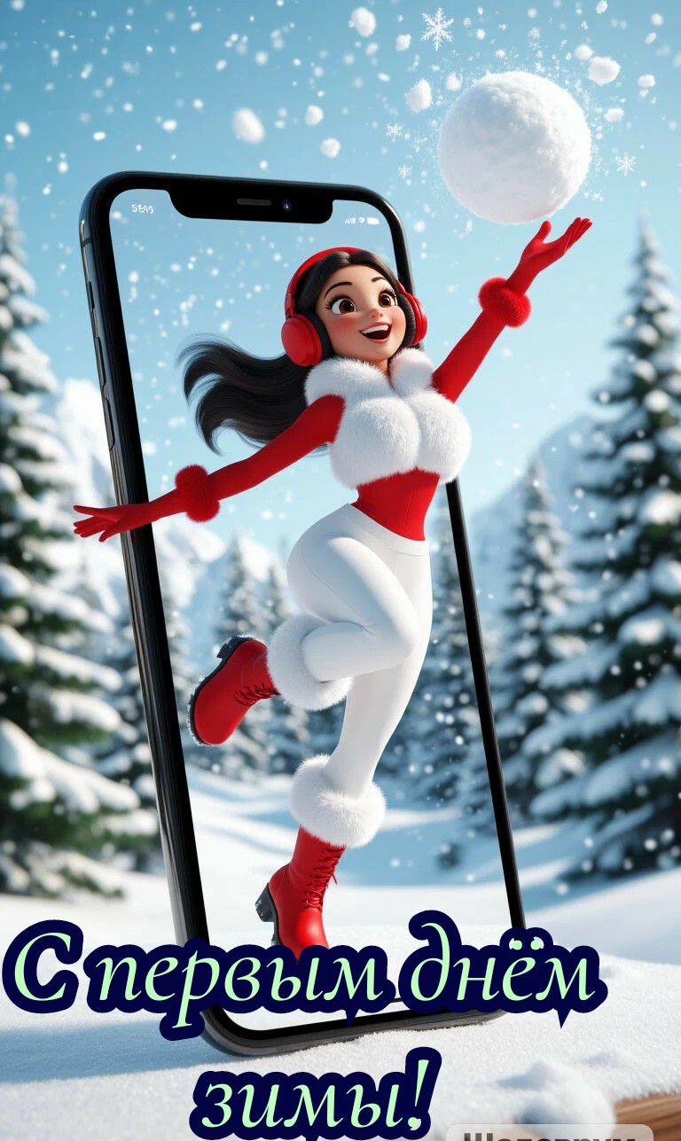 С первым днём зимы!