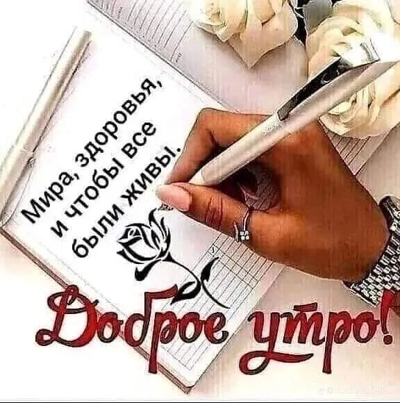 Мира, здоровья, и чтобы все были живы.
Доброе утро!