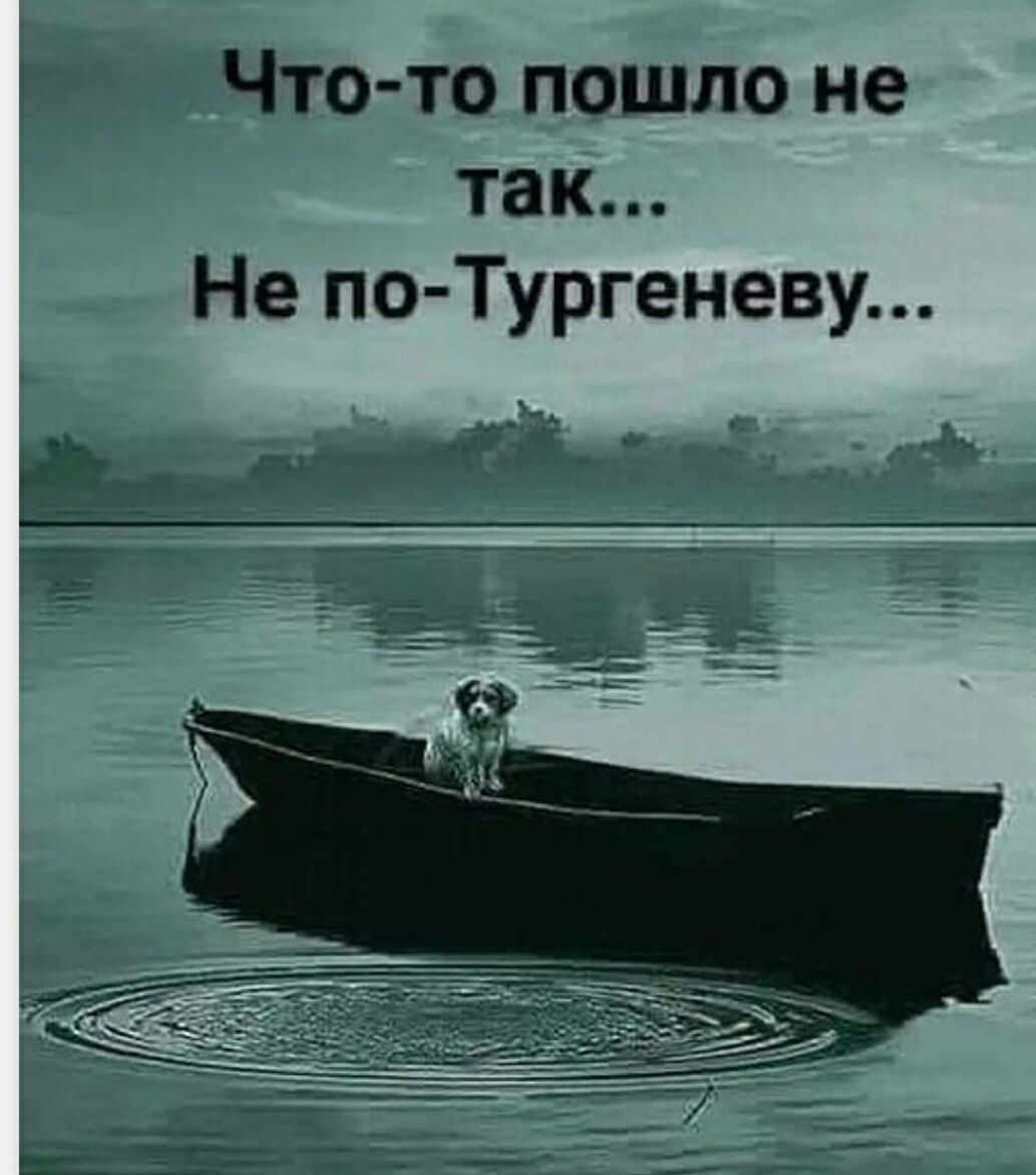 Что-то пошло не так... Не по-Тургеневу...