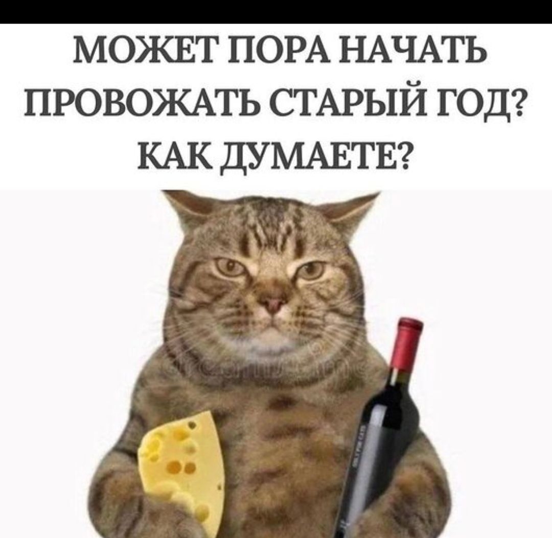 МОЖЕТ ПОРА НАЧАТЬ ПРОВОЖАТЬ СТАРЫЙ ГОД? КАК ДУМАЕТЕ?