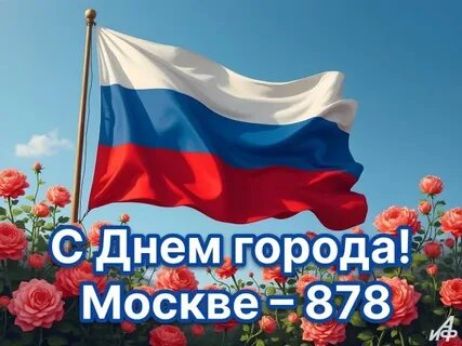С Днем города! Москве – 878
