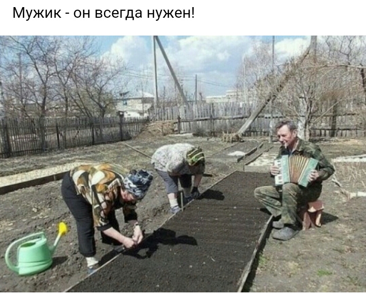 Мужик он всегда нужен