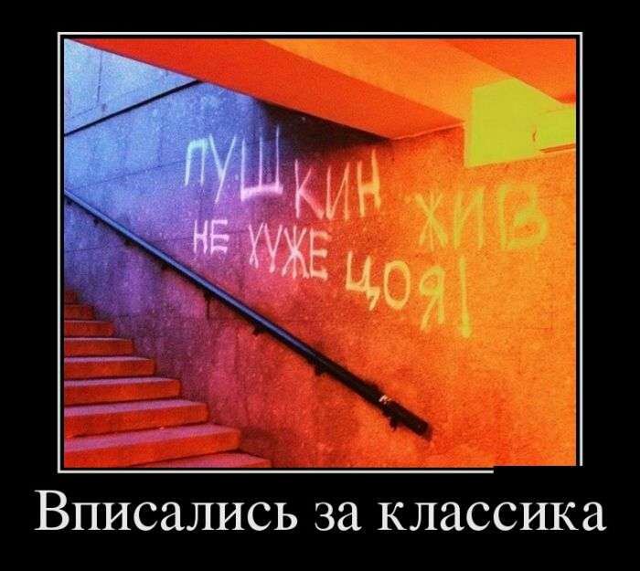 Вписались за классика