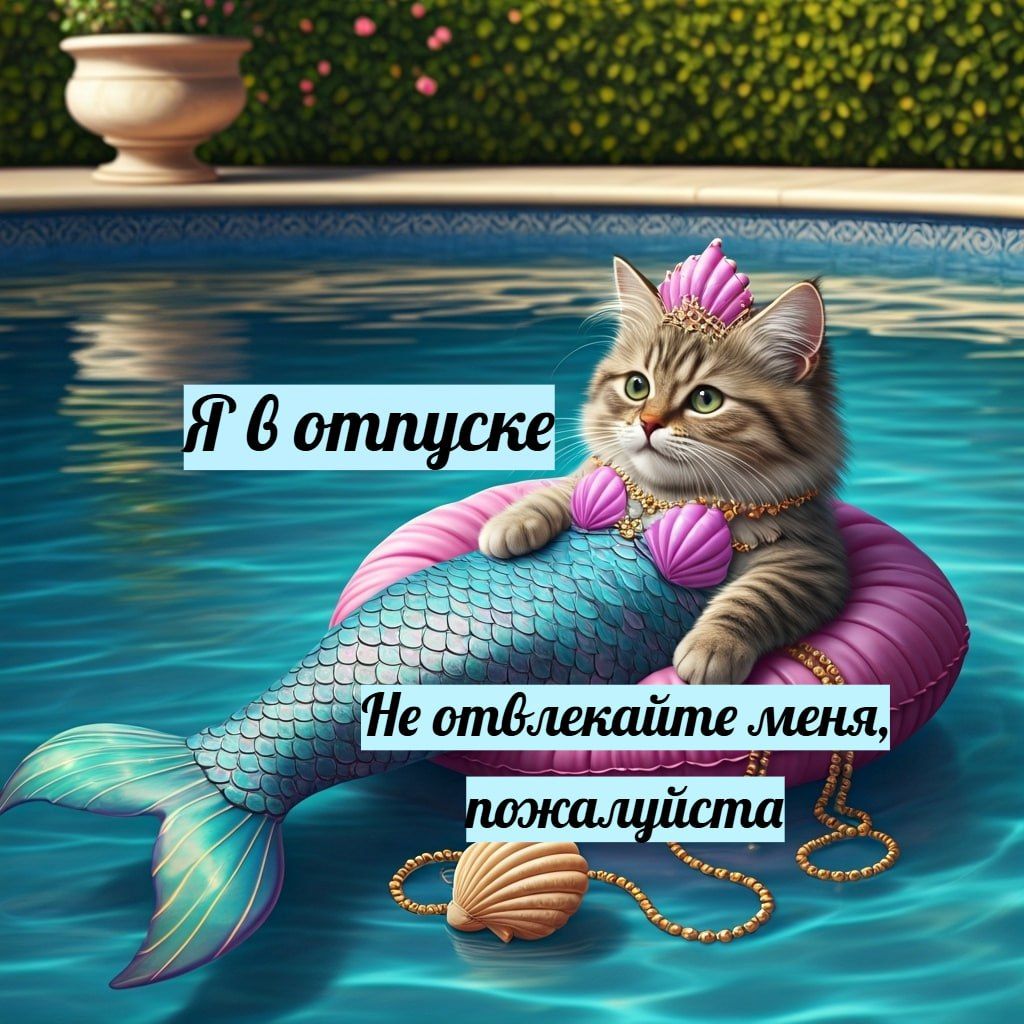 Я в отпуске Не отвлекайте меня, пожалуйста