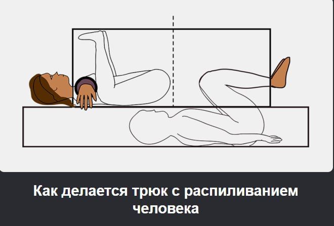 Как делается трюк с распиливанием человека