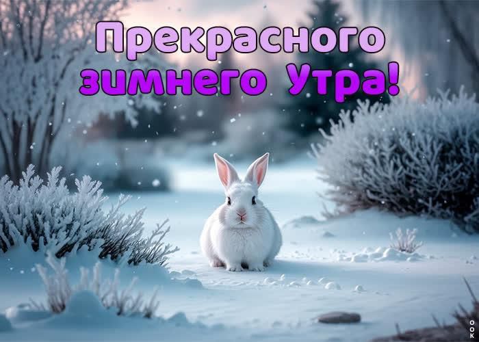 Прекрасного зимнего утра!