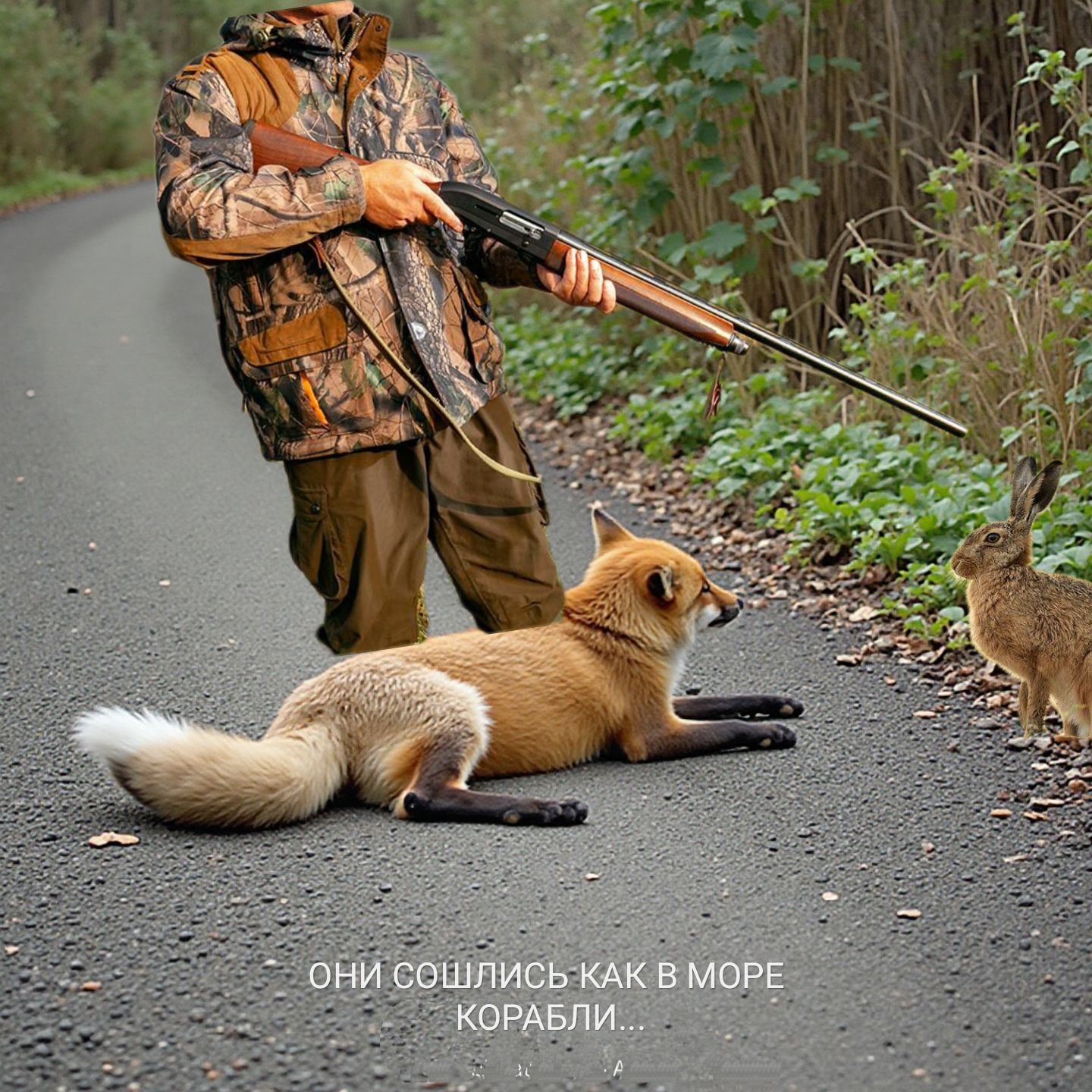 они сошлись как в море корабали...