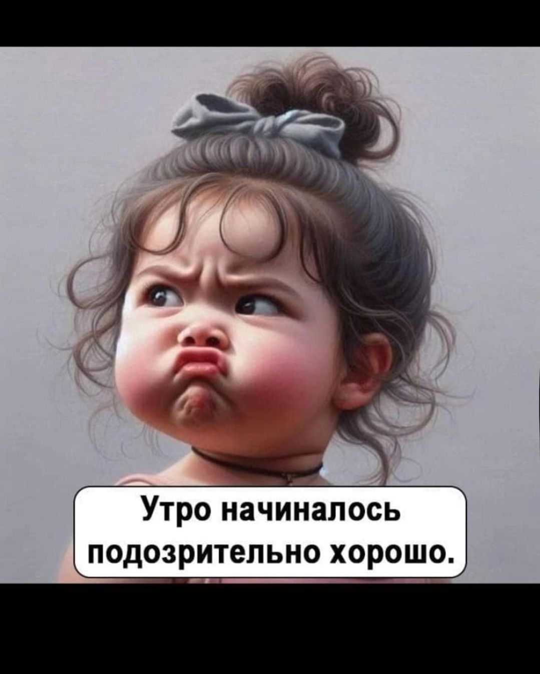 Утро началось подозрительно хорошо.