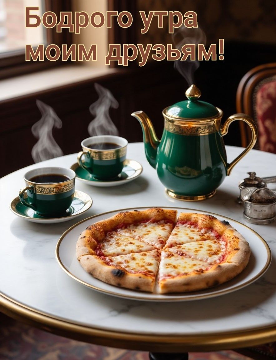 Бодрого утра моим друзьям!