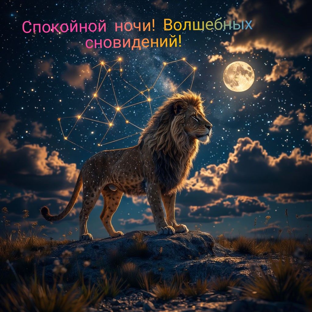 Спокойной ночи! Волшебных сновидений!