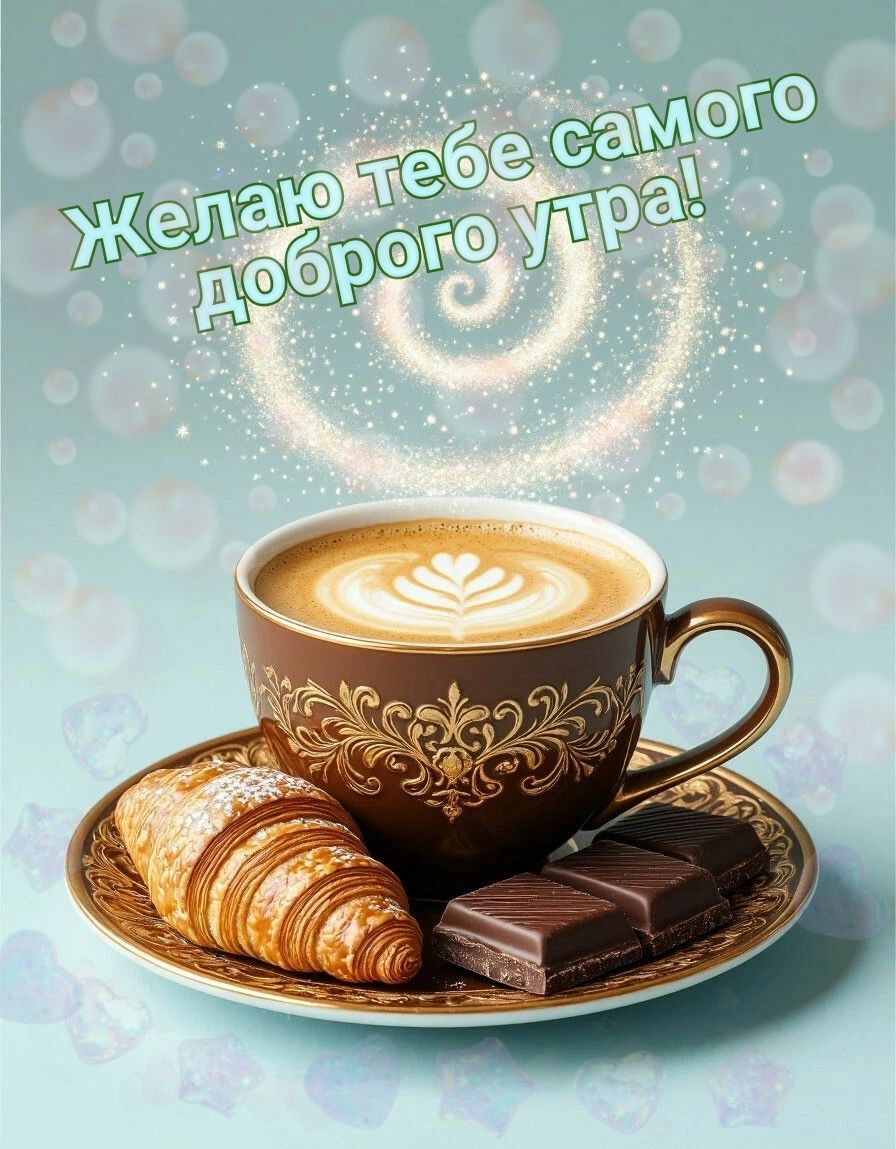 Желаю тебе самого доброго утра!