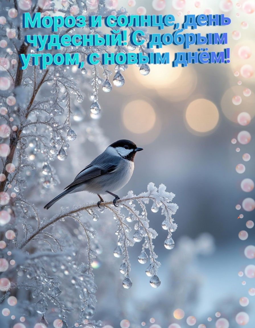 Мороз и солнце, день чудесный! С добрым утром, с новым днём!