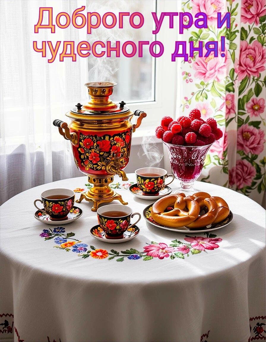 Доброе утро и чудесного дня!