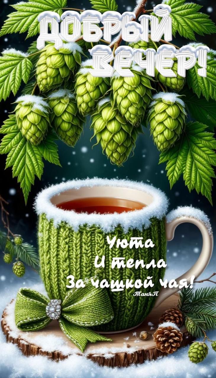 Добрый вечер! Уюта и тепла за чашкою чая! Таня