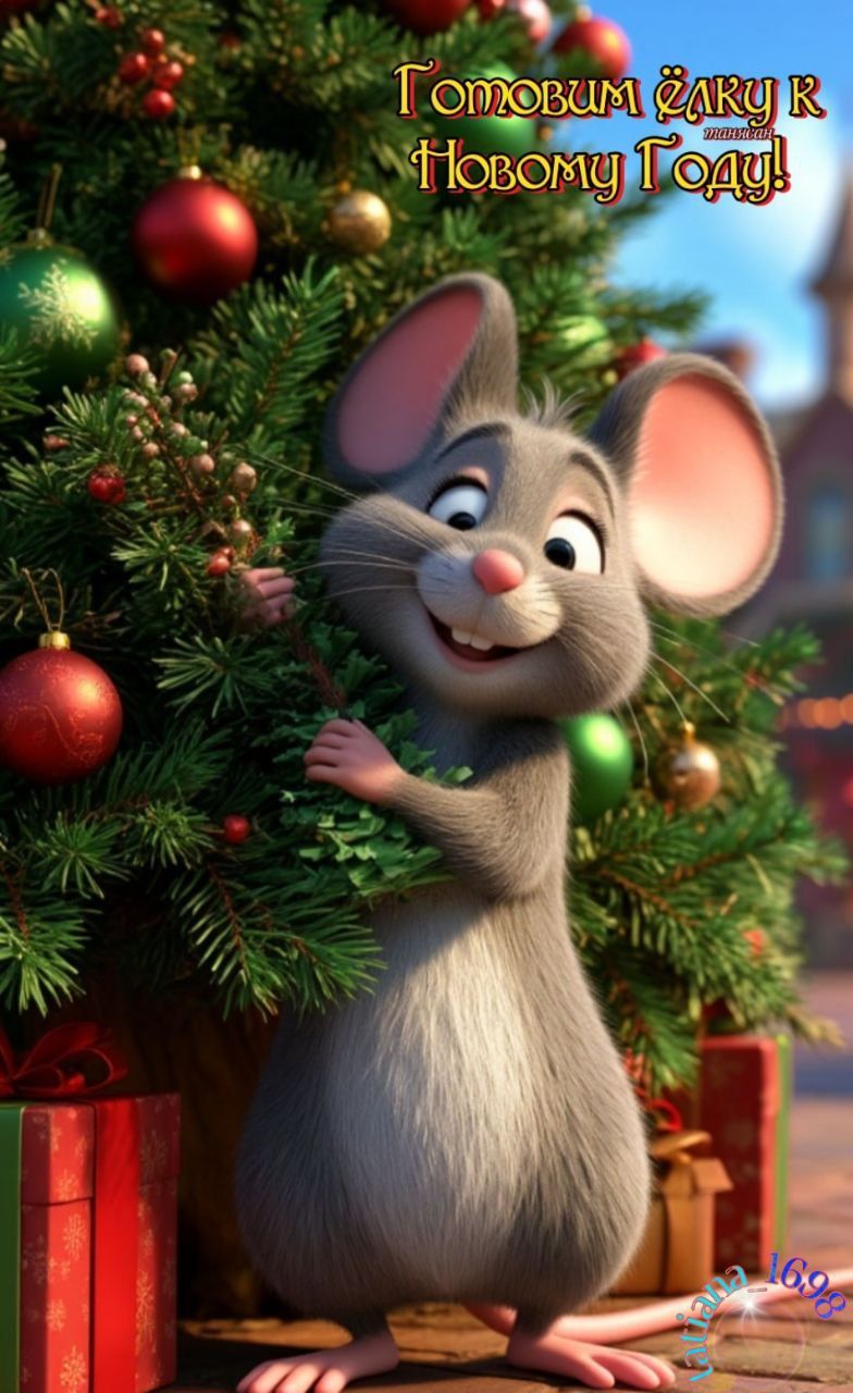 Готовим ёлку к Новому Году!