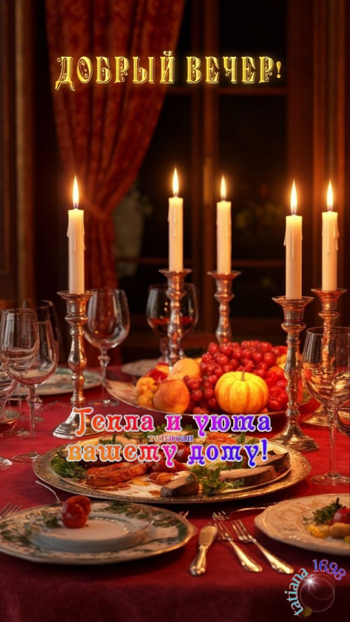 ДОБРЫЙ ВЕЧЕР! Тепла и уюта вашему дому!