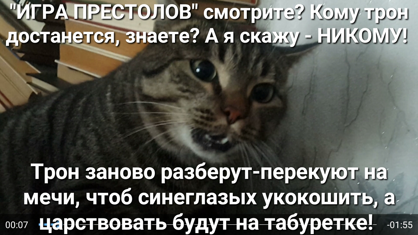 РАПР ОВ смот ше Кому трон до жёг ете А я ск с г Трон заново разберут перекую мечи чтоб синеглазых укокошить вот царсчвоватьбудучч пачабуреткег 0155