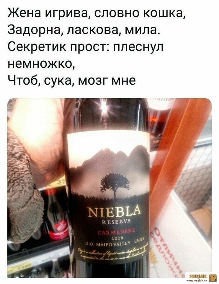 Жена игрива словно кошка Задорна ласкова мила Секретик прост плеснул немножко Чтоб сука мозг мне Ші