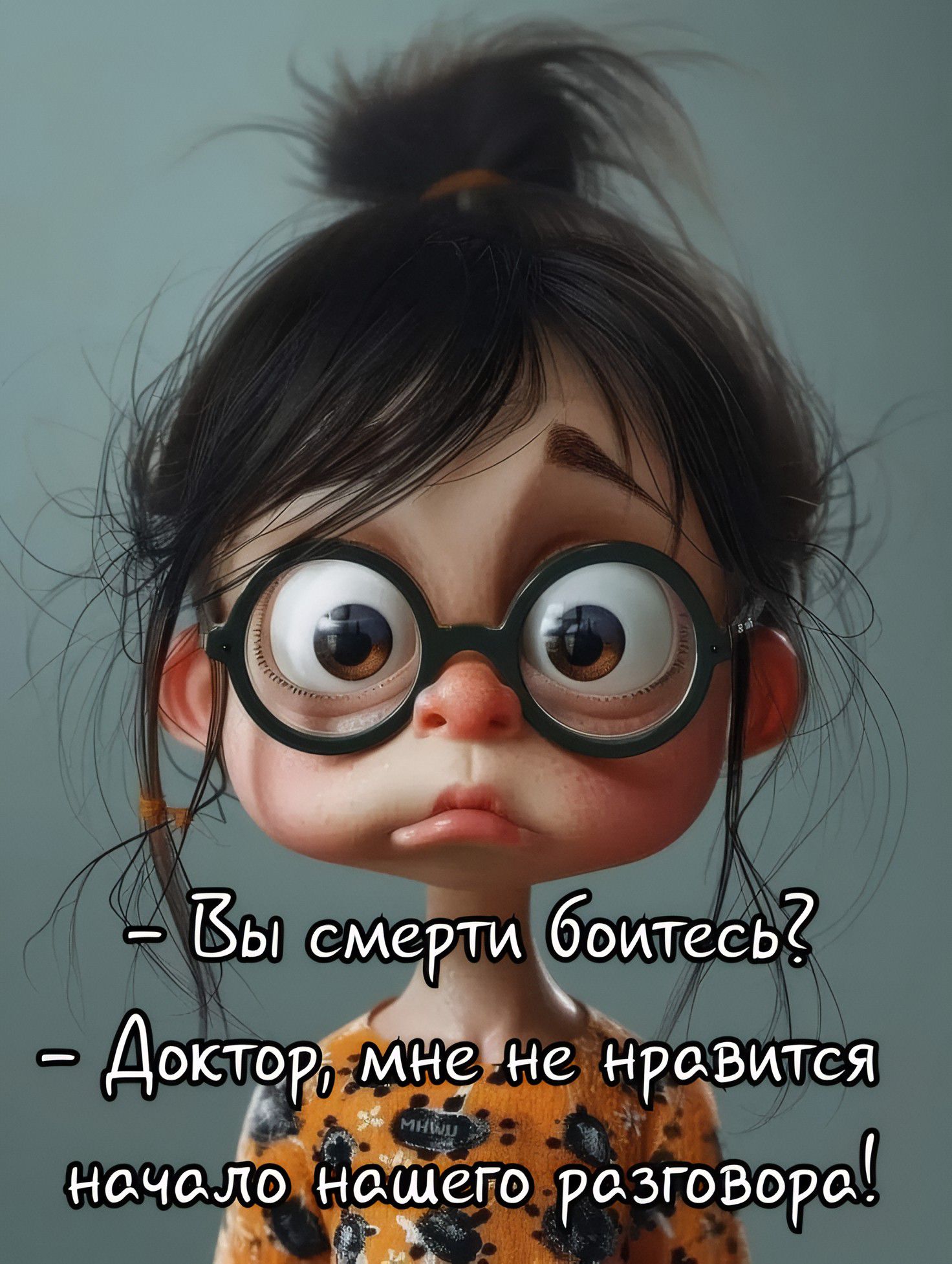 Вы смерти боитесь? - Доктор, мне не нравится начало нашего разговора!