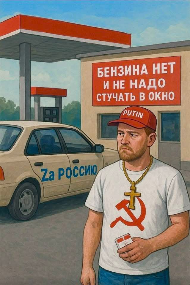 БЕНЗИНА НЕТ И НЕ НАДО СТУЧАТЬ В ОКНО