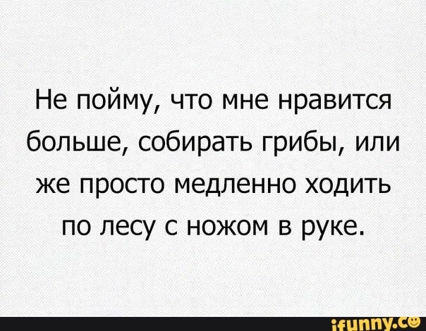 Не пойму что мне нравится больше собирать грибы или же просто медленно ходить по лесу с ножом в руке