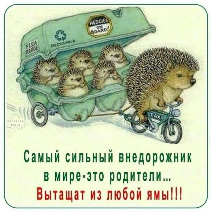 Самый сильный внедорожник в мире это родители Вытащат из любой ямы