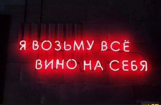Я ВОЗЬМУ ВСЁ ВИНО НА СЕБЯ