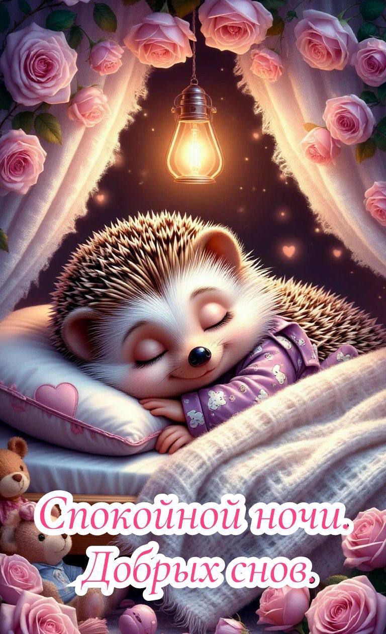 Спокойной ночи. Добрых снов.