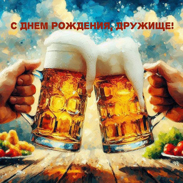 С ДНЕМ РОЖДЕНИЯ, ДРУЖИЩЕ!