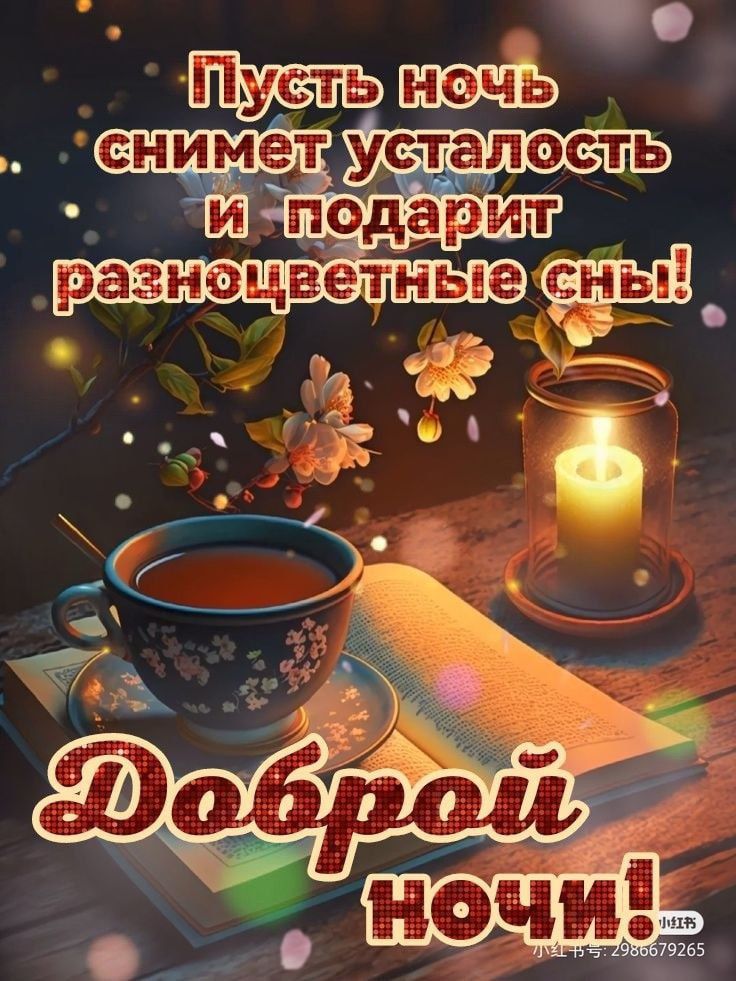 Пусть ночь снимет усталость и подарит разноцветные сны!
Доброй ночи!