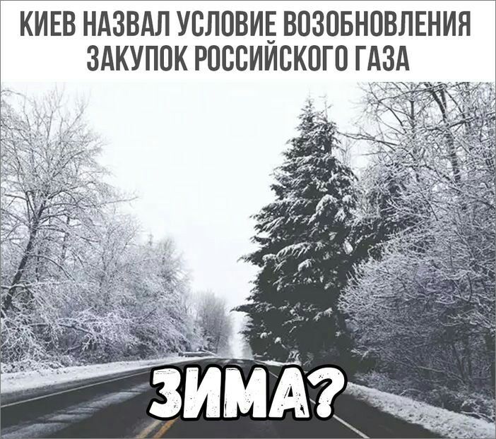 КИЕВ НАЗВАЛ УСЛОВИЕ ВПЗОБНОВЛЕНИЯ ЗАКУПОК РПССИИСКПГП ГАЗА