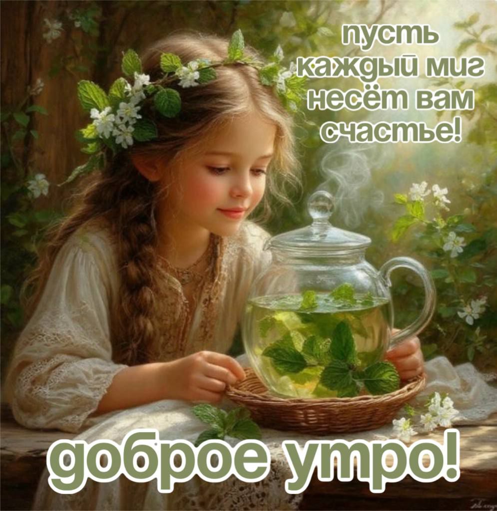 пусть каждый миг несёт вам счастье! добрoе утро!