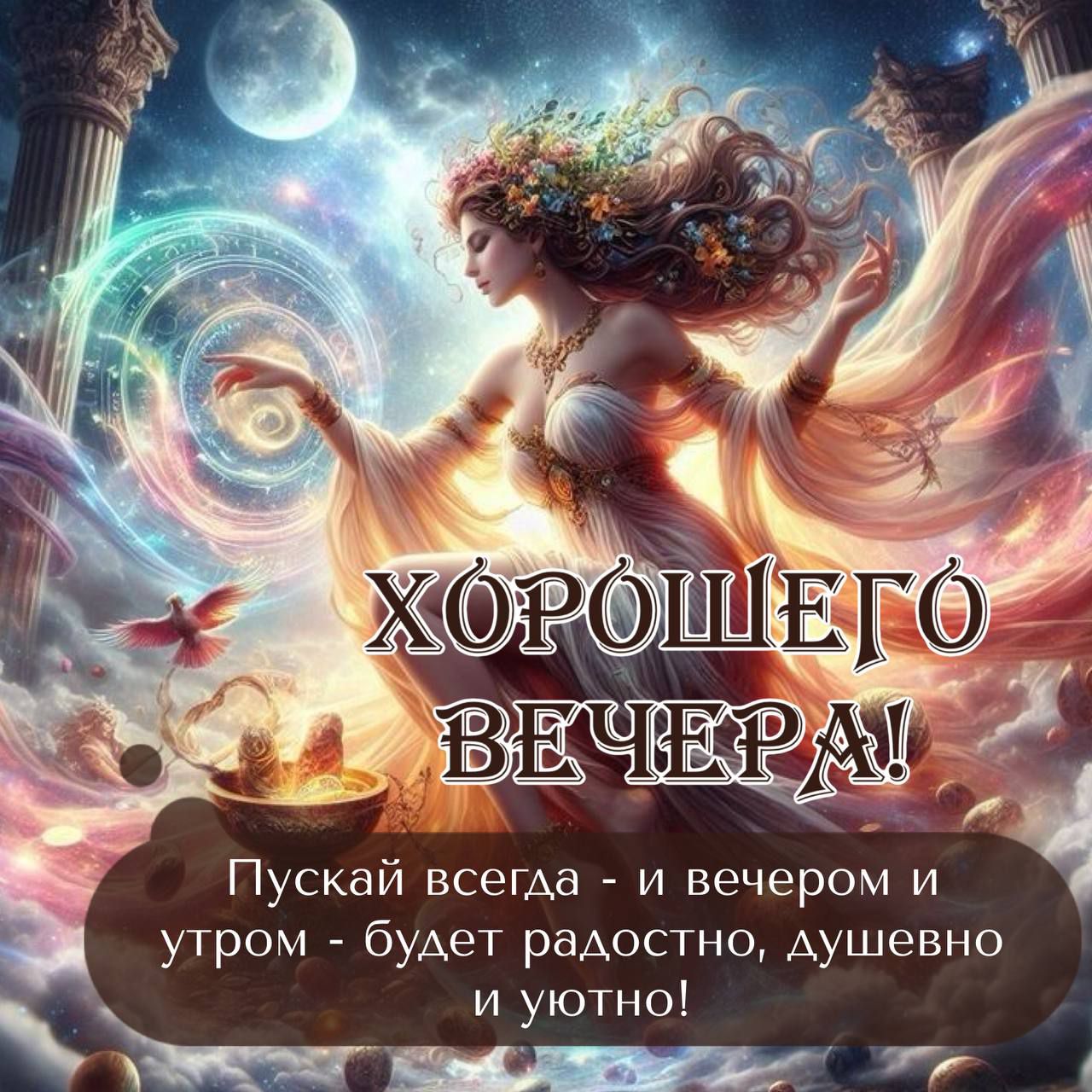 ХОРОШЕГО ВЕЧЕРА! Пускай всегда - и вечером и утром - будет радостно, душевно и уютно!