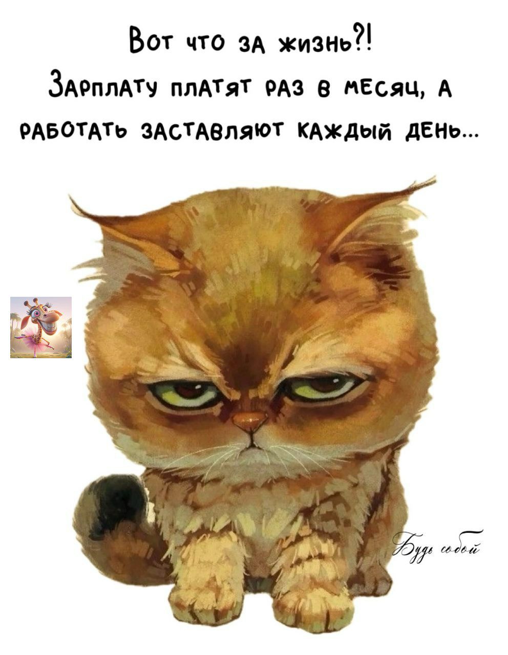 Вот что за жизнь?! Зарплату платят раз в месяц, а работать заставляют каждый день...