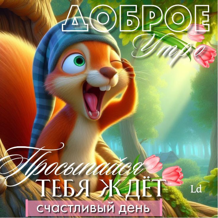 ДОБРОЕ УТРО Просыпайся! ТЕБЯ ЖДЁТ счастливый день