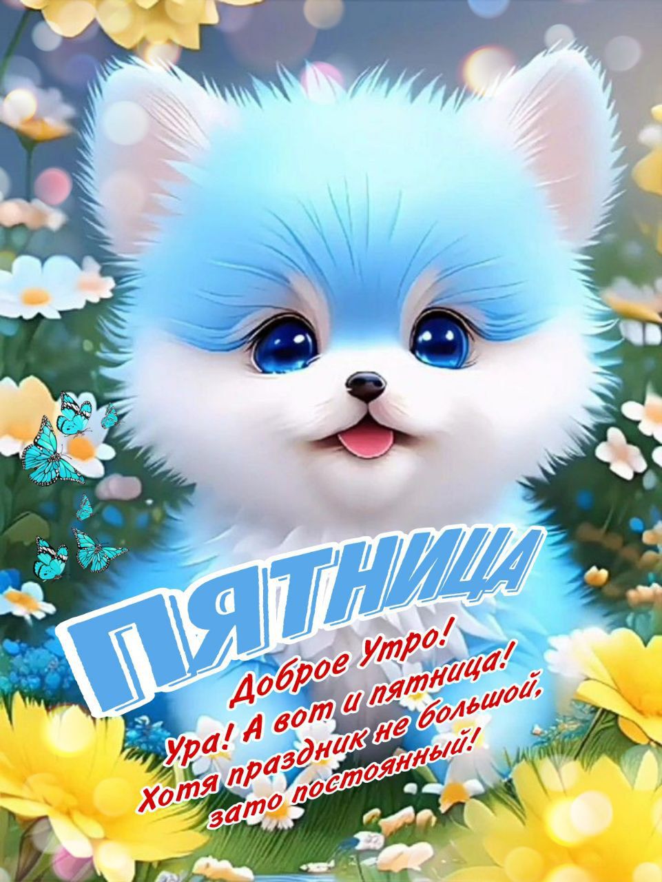 Доброе Утро! Ура! А вот и пятница! Хотя праздник не большой, зато постоянный!