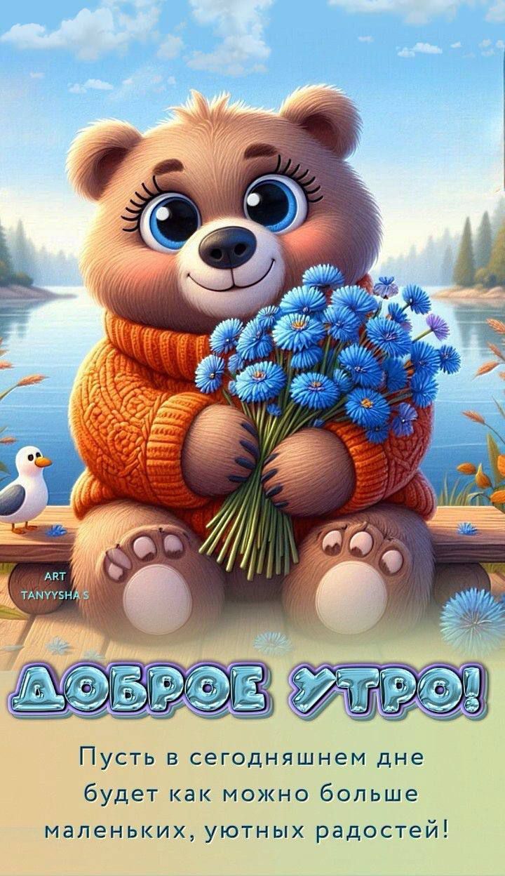 ДОБРОЕ УТРО!
Пусть в сегодняшнем дне будет как можно больше маленьких, уютных радостей!