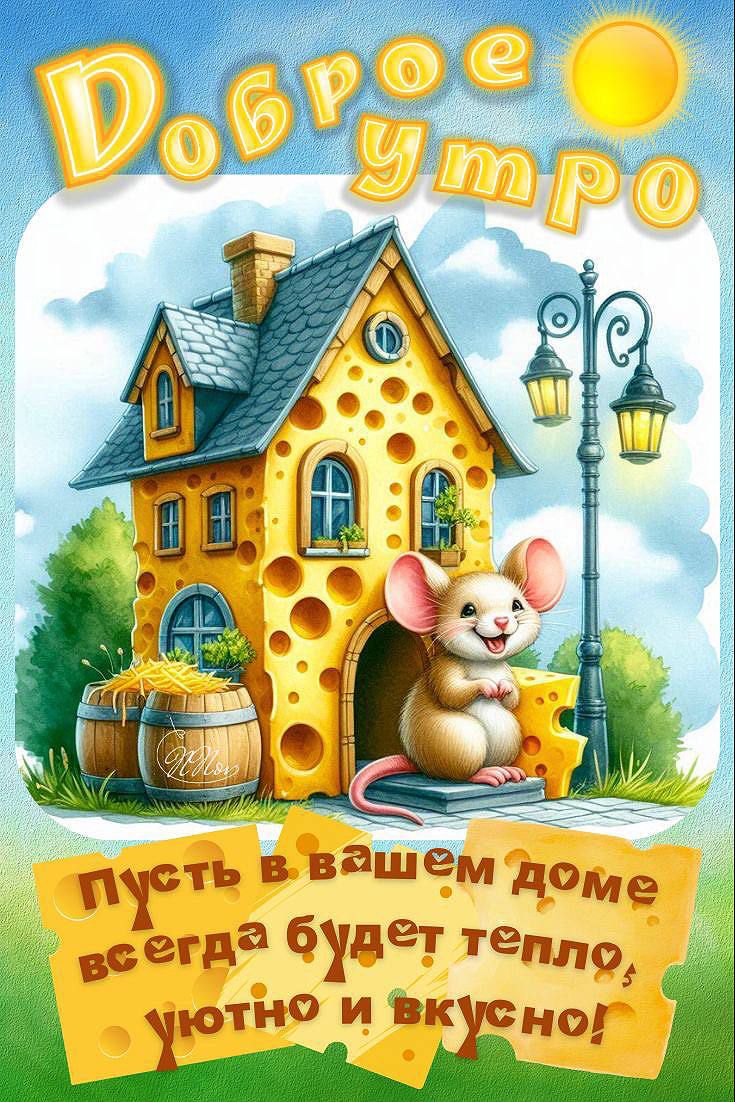 Доброе утро!
Пусть в вашем доме всегда будет тепло, уютно и вкусно!
