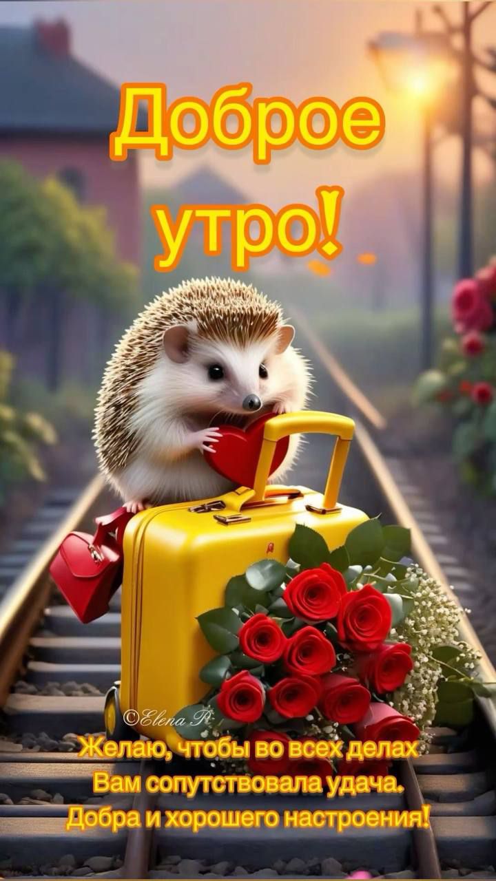 Доброе утро! Желаю, чтобы во всех делах Вам сопутствовала удача. Добра и хорошего настроения!