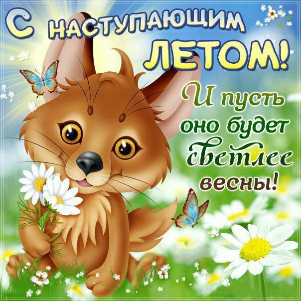 С НАСТУПАЮЩИМ ЛЕТОМ! И пусть оно будет светлее весны!